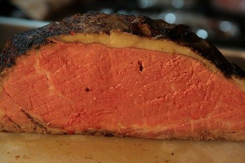 Summerer Weideland-Rindfleisch - Angus Rind - Beiried als Roastbeef - zartrosa englisch gebraten